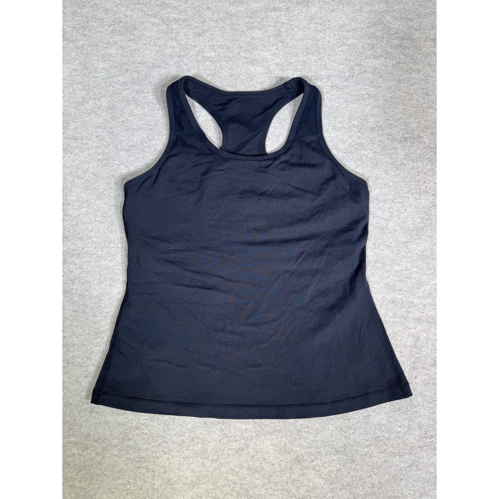 Lululemon Tank Top Womens Black Built In Bra Racerback Yoga Athletic Gym‎ Run